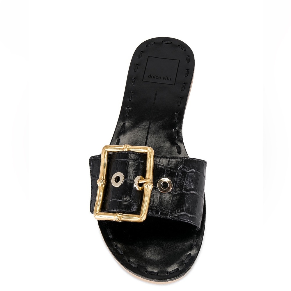 Dolce Vita-Buckle Slide Flat Sandals